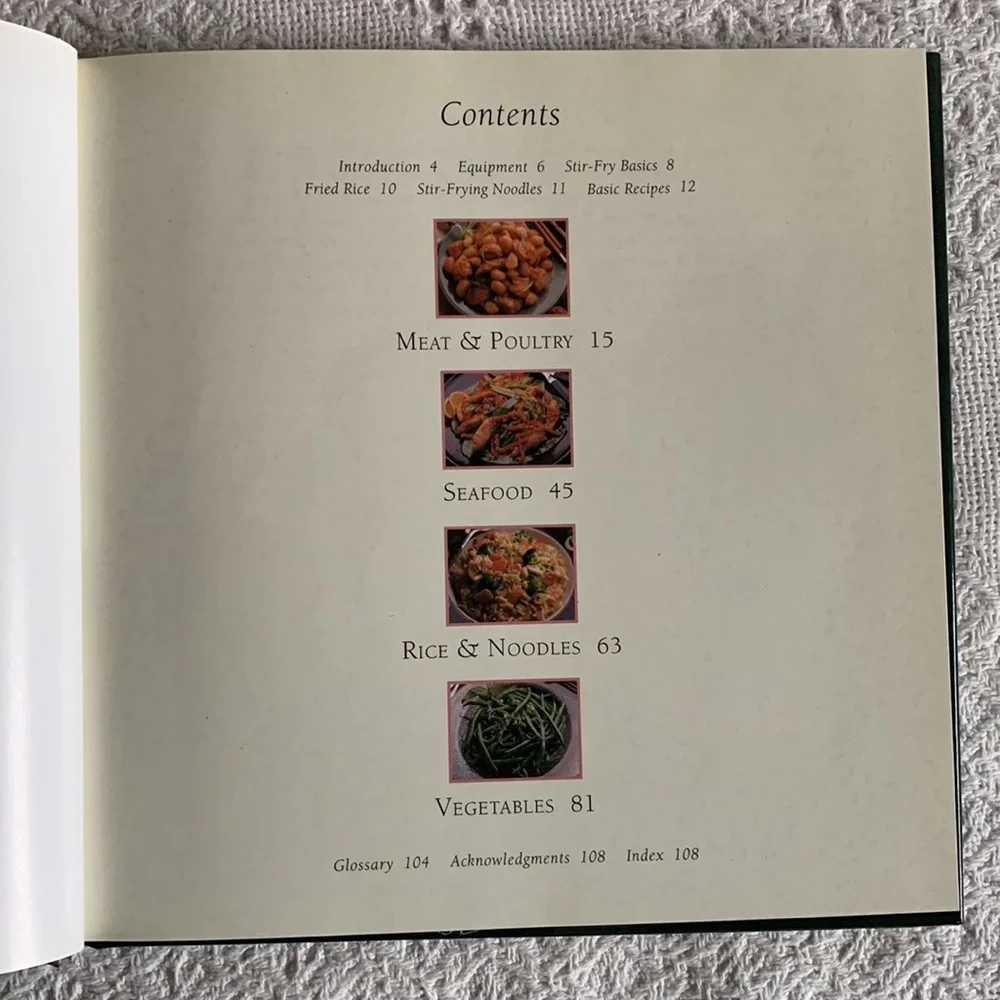Williams–Sonoma Kitchen Library Pasta/Stir-fry hardcover cookbooks set of 2